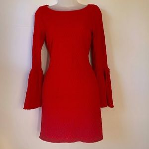 Basically Me Bell Sleeve Mini Dress